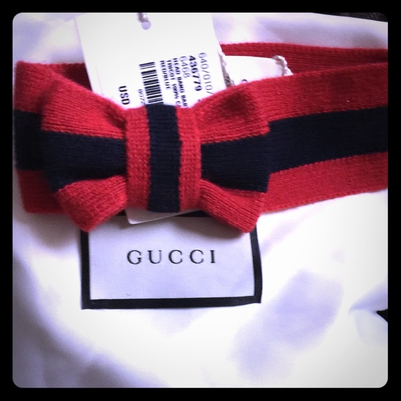 Gucci Other - Baby girl G U C C I head brand new Red/Blue